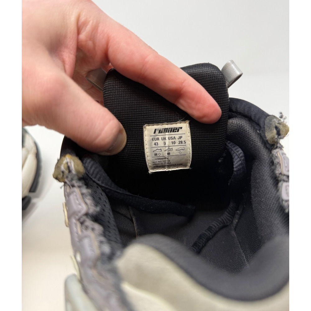 Balenciaga Runner Sneaker Grey/Yellow Size 10 US 43 EU - Picture 7 of 8
